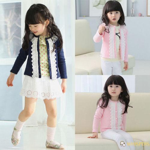 Áo len cardigan kiểu dáng hợp thời trang dành cho bé gái