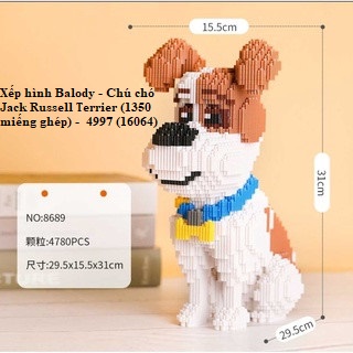 Xếp hình Balody – Chú chó Jack Russell Terrier  – 4997