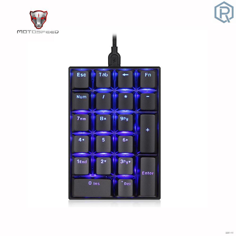 Bàn Phím Số Cơ Motospeed K23 Có 21 Phím Có Dây Tiện Dụng