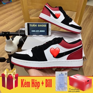 [KÈM HỘP+BILL] Giày Thể Thao sneaker JD Low Đỏ Trắng Nam nữ