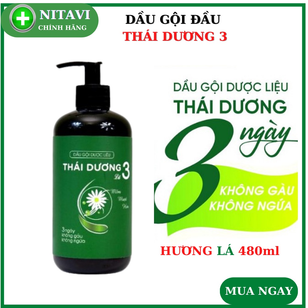 Dầu gội đầu THÁI DƯƠNG 3 dược liệu thảo dược thiên nhiên chính hãng