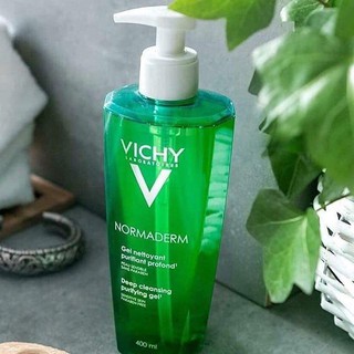 [ Chính Hãng ] Sữa Rửa Mặt VICHY ngăn ngừa mụn Normaderm Deep Cleansing Purifying Gel 400ml
