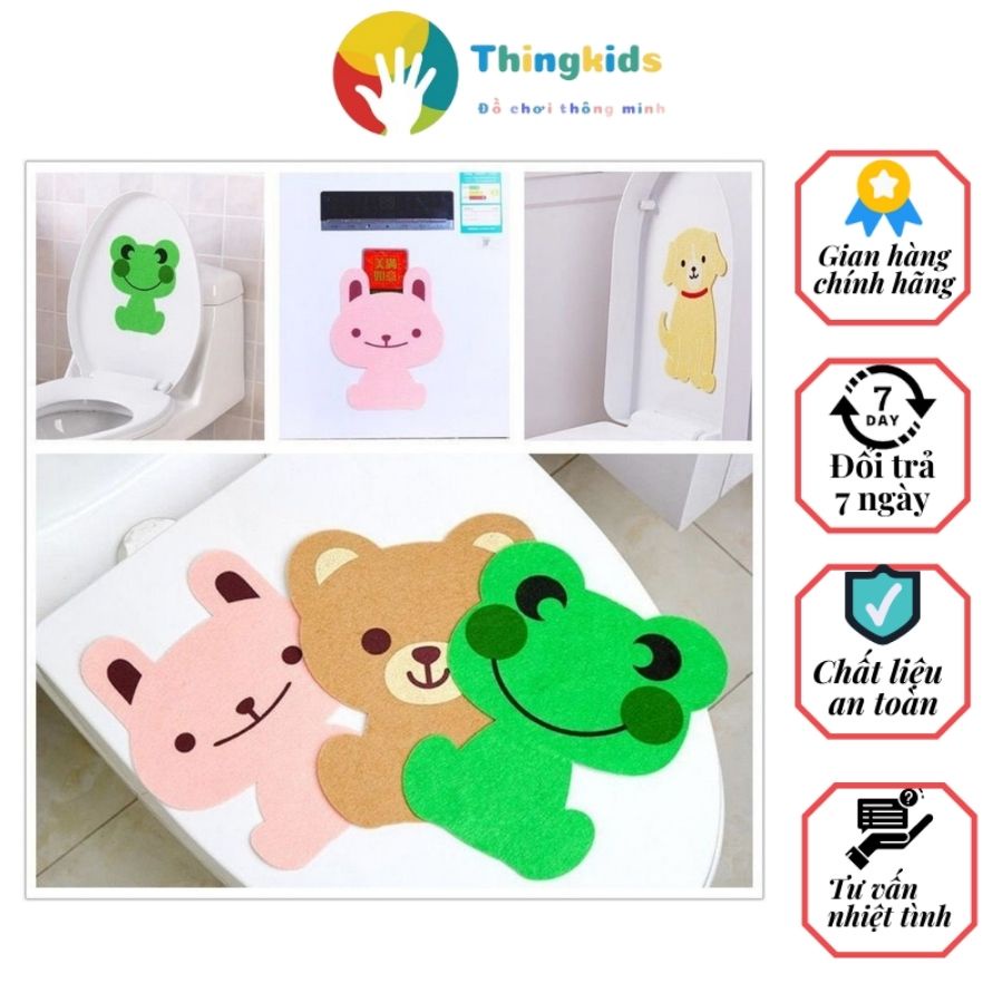 Tấm dán khử mùi nhà vệ sinh, khử mùi bồn cầu - Thingkids