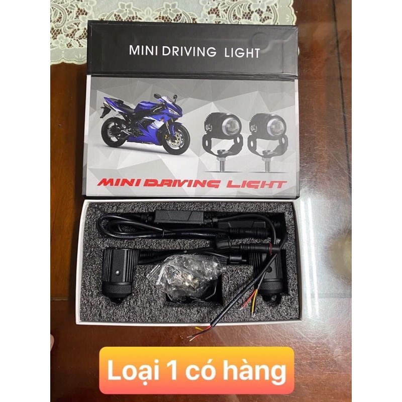 Đèn trợ sáng MINI 2 chế độ , Cos vàng pha trắng hàng chuẩn loại 1