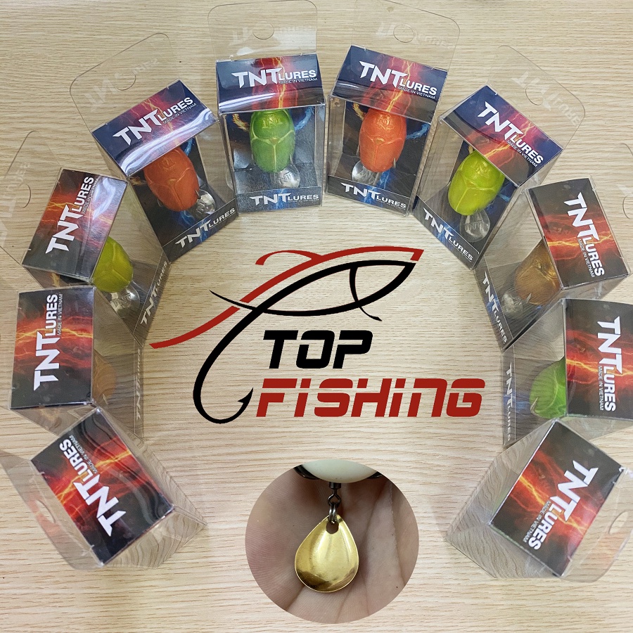 Nhái Hơi CC40 TNT Lures ( Tặng Thìa Vàng Độ ) Dài 4cm - Nặng 7gam - Action Nổi - TopFishing