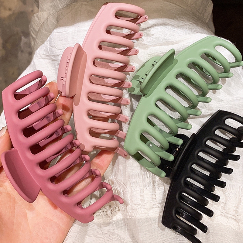 Kẹp tóc càng cua thiết kế đơn giản nhiều màu sắc tùy chọn cho nữ