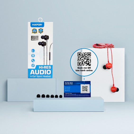 TAI NGHE Siêu Bass HAPOR HP-E01 Chơi Game Nghe Nhạc Siêu Chất chống ồn bảo hành 1 đổi 1 trong 18 tháng