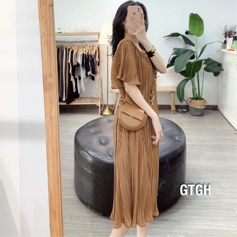 Váy bầu xếp ly QC