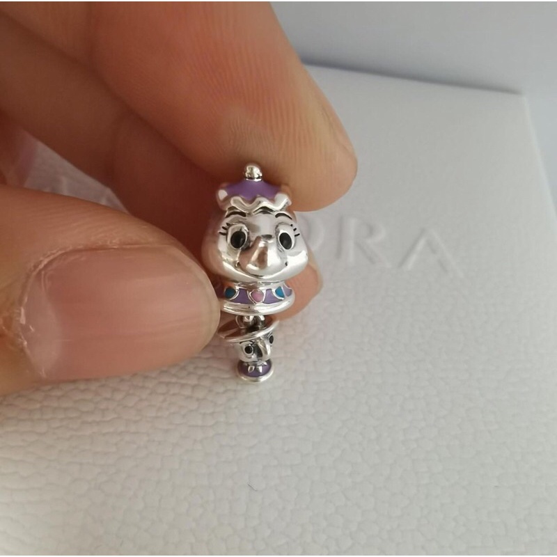 Charm treo giáng sinh, nhà du hành vũ trụ, người đẹp và quái thú bằng bạc 925 nhungsophie