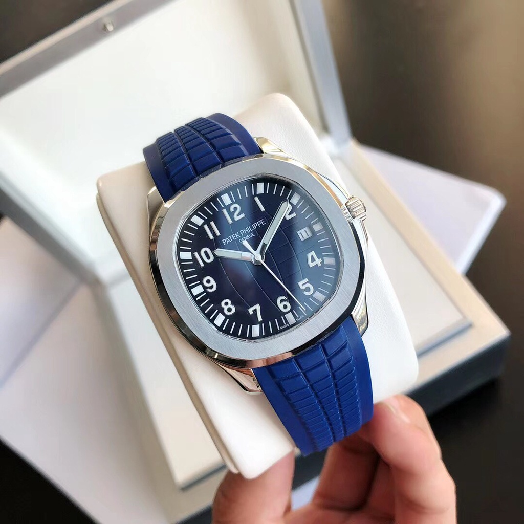 Đồng Hồ Nam PATEK Máy Nhật Dây Cao Su Cao Cấp 40mmSẵn Hàng 2021