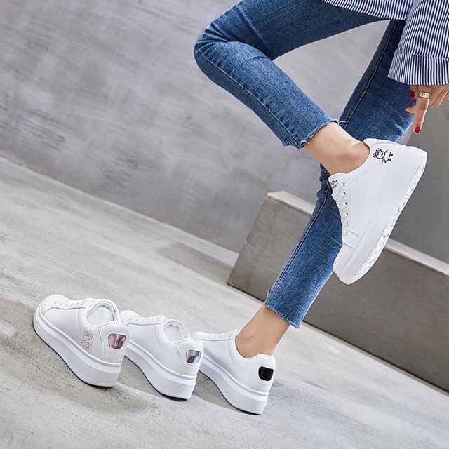 Giày hoa hồng thêu ( kèm ảnh thật) | BigBuy360 - bigbuy360.vn