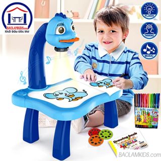 Bộ bàn chiếu đèn tập vẽ cho bé ym-5115