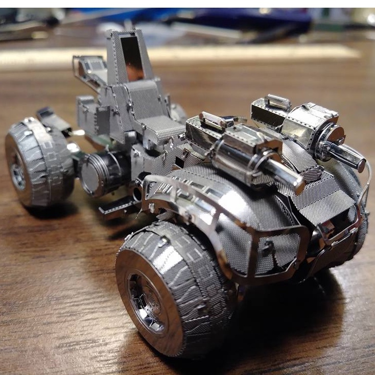 Mô Hình 3D Kim Loại Xe UNSC Gungoose Trong Series HALO
