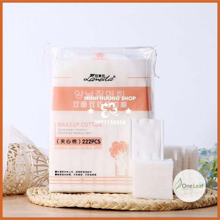 Bông Tẩy Trang Lameila 222 Miếng Hàng Nội Địa Trung