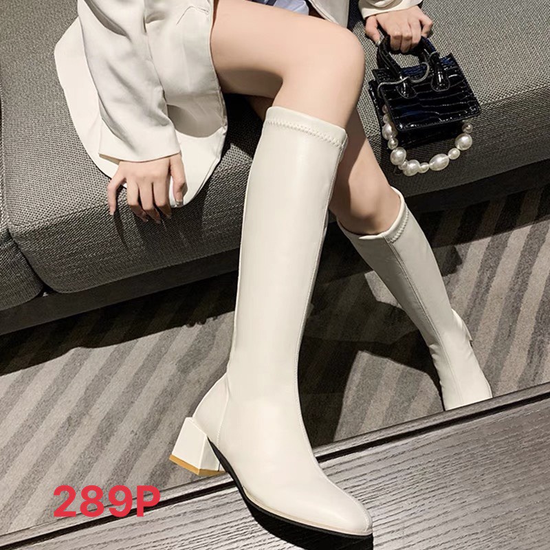 XẢ KHO (S165) Bốt đùi nữ gót 5 phân lót lông (mã 188 - bốt đùi)