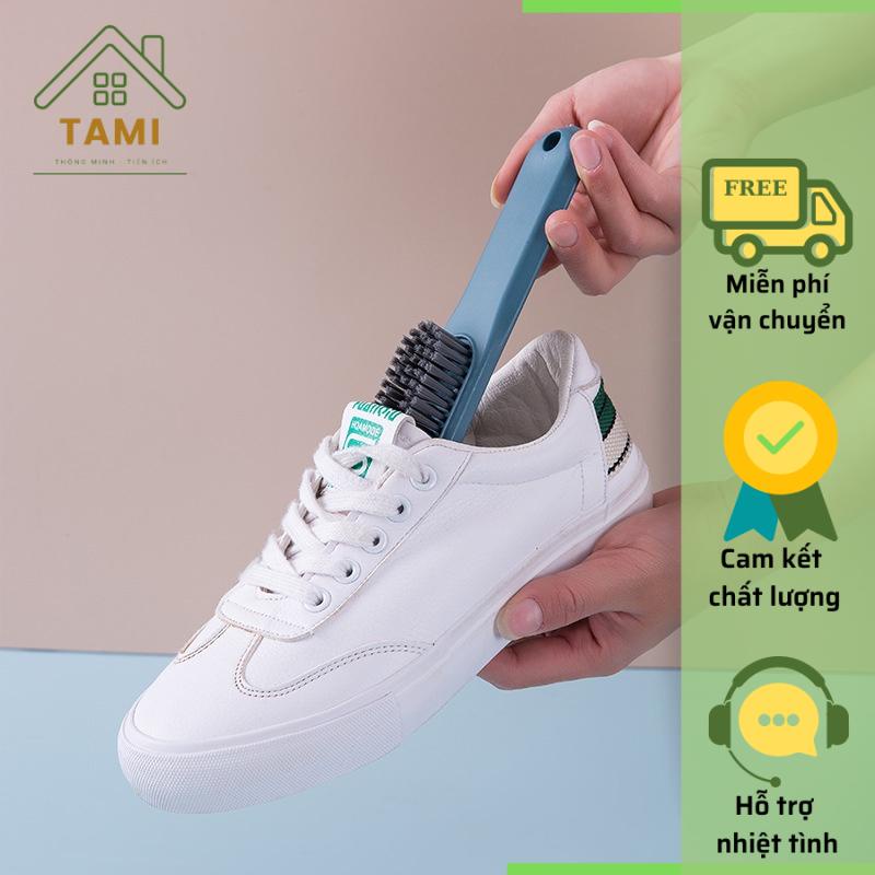 Bàn chải chà giày có lỗ nhỏ dung dịch vệ sinh đánh sạch đều hơn dùng cho mọi loại giày đa năng dùng cho nhiều công việc
