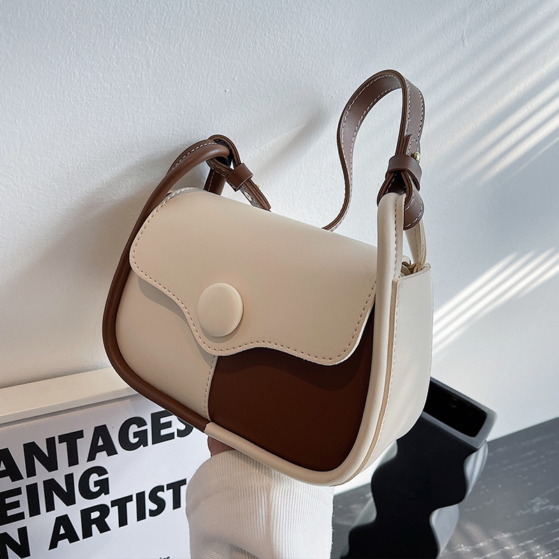 Túi xách nữ đeo chéo chất da dày 2mm cao cấp thiết kế miếng vá dễ thương Capucha T190