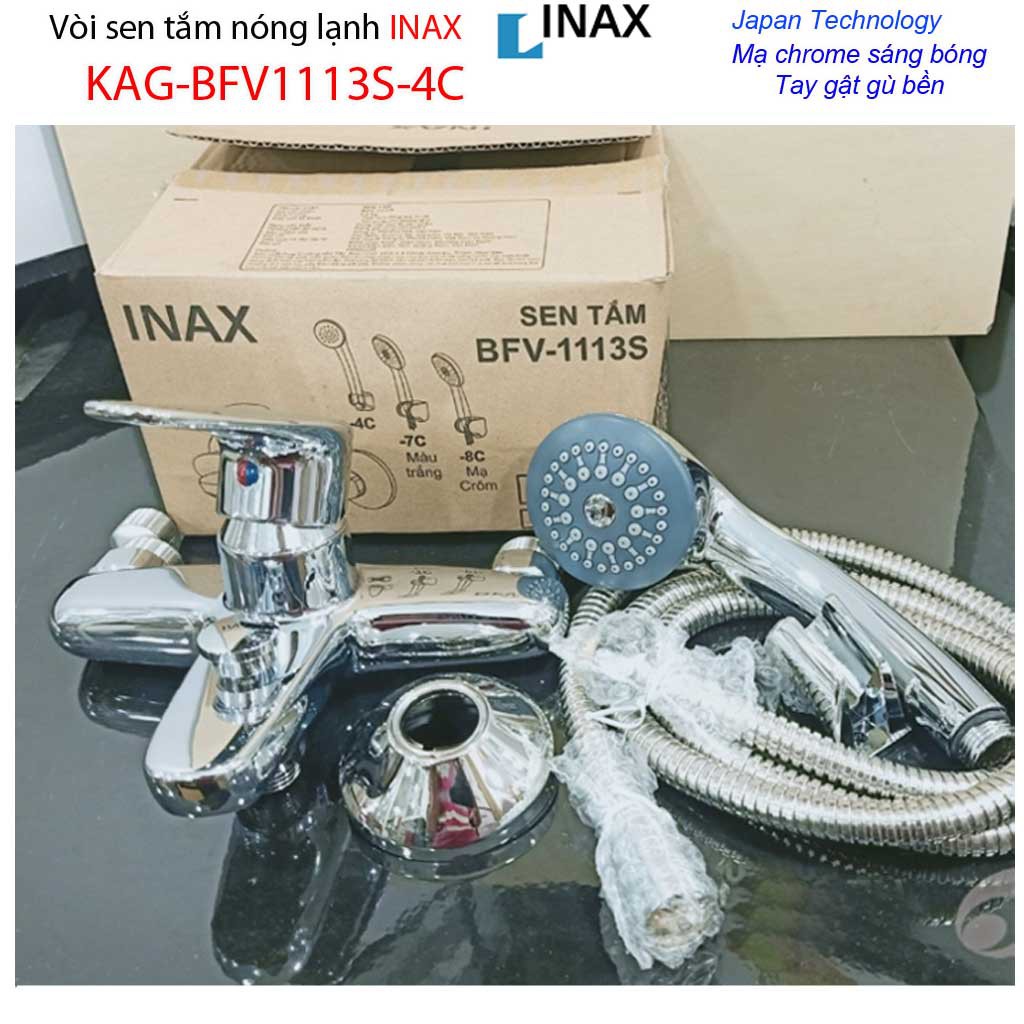 Sales 30% vòi sen tắm LInax chính hãng BFV1113S-4C, Vòi sen nóng lạnh giá tốt chất lượng tốt hiệu suất cao bền bỉ