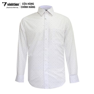 Áo Sơ Mi Dài Tay Họa Tiết Bamboo Regular Fit 415 Vĩnh Tiến - GI5-G1044