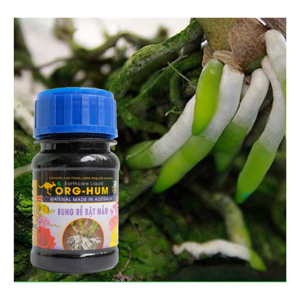 Org Hum kích mầm, bật mầm hoa hồng, phong lan, hoa cảnh nhập khẩu từ Úc - Chai 100ml