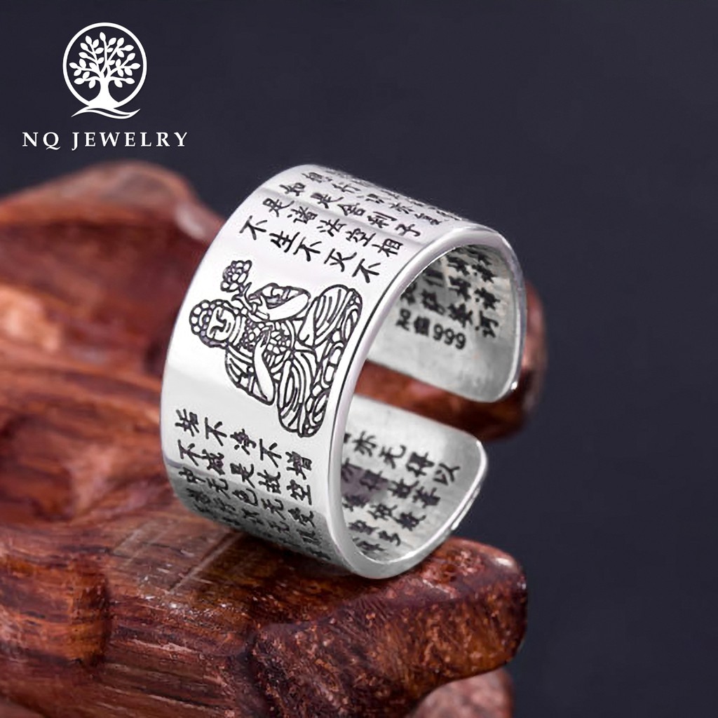 Nhẫn phật bản mệnh tuổi Ngọ Phật Đại Thế Chí Bồ Tát - NQ Jewelry