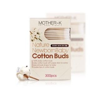 TĂM BÔNG SƠ SINH 1 ĐẦU XOẮN MOTHER-K HÀN QUỐC (300C)