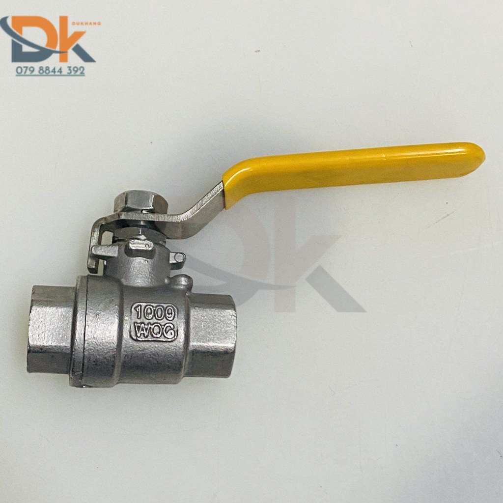 Van bi 2 thân gạt tay inox