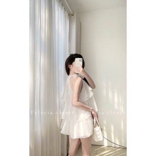 Áo Yếm 3 Tầng Nơ Cổ