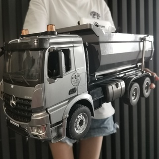 Mô hình xe tải ben công trình điều khiển từ xa Mercedes-Benz e590-003, đồ chơi RC e 590 tỷ lệ 1/20 sóng 2.4GHz siêu rẻ