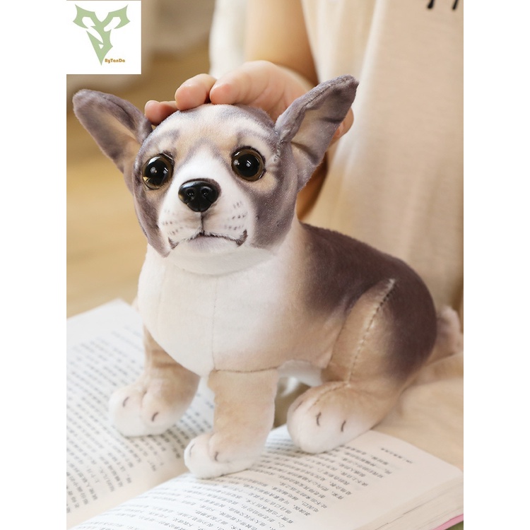 Thú Nhồi Bông Hình Chú Chó husky Dễ Thương