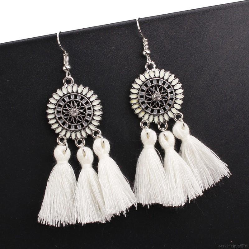 Khuyên Tai Tua Rua Phong Cách Thời Trang Bohemian