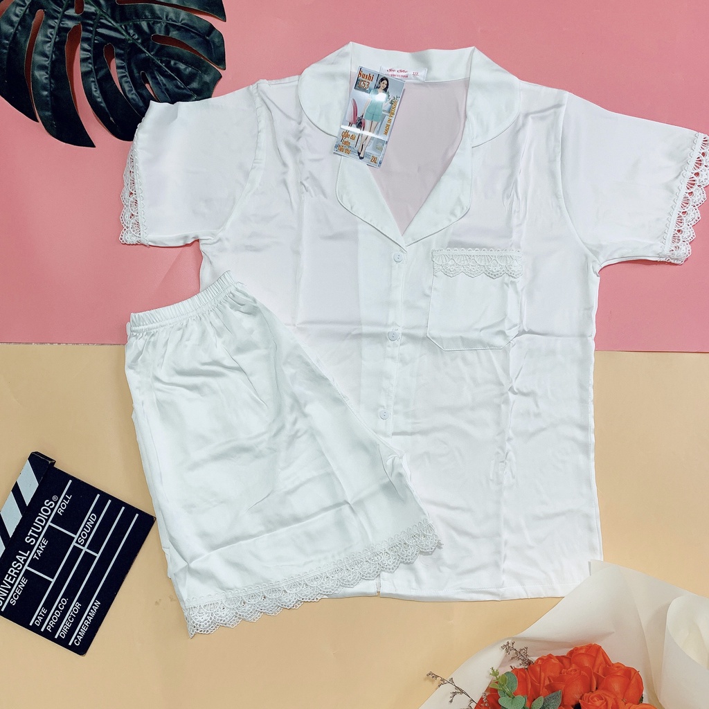 [ HÀNG ĐẸP - GIÁ RẺ ] Bộ Pizama Đùi Ren Chất Mềm Mại, Thoải Mái Nhẹ Nhàng | BigBuy360 - bigbuy360.vn