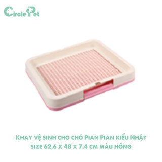 Khay Vệ Sinh Cho Chó Pian Pian Kiểu Nhật Size Lớn 62.6 x 48 x 7.4 cm Chất Lượng Cao An Toàn Cho Thú Cưng - Circle Pet