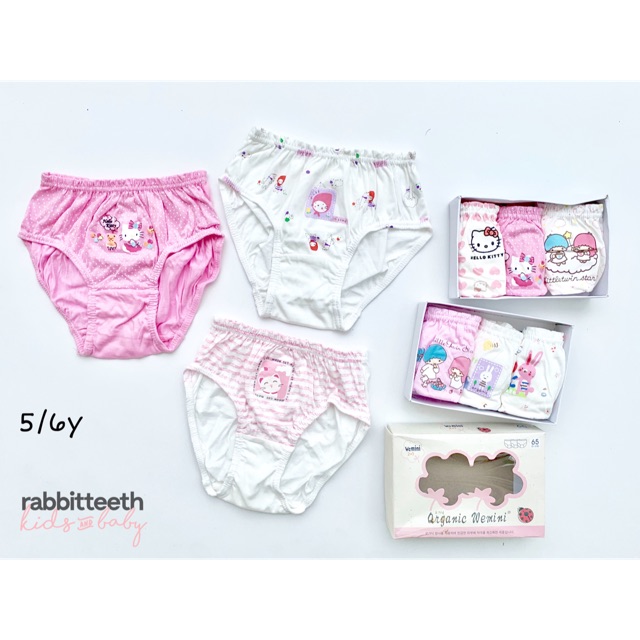 Set 3 quần chip bé gái