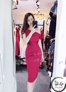 Váy umi lệch vai