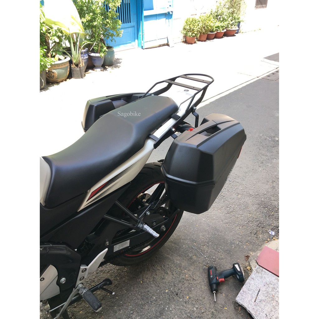 Cặp thùng hông FZ150i, thùng hông Givi E22NS_OR, baga cặp hông SBLFZ15, baga sau FZ 150i, hàng Givi 