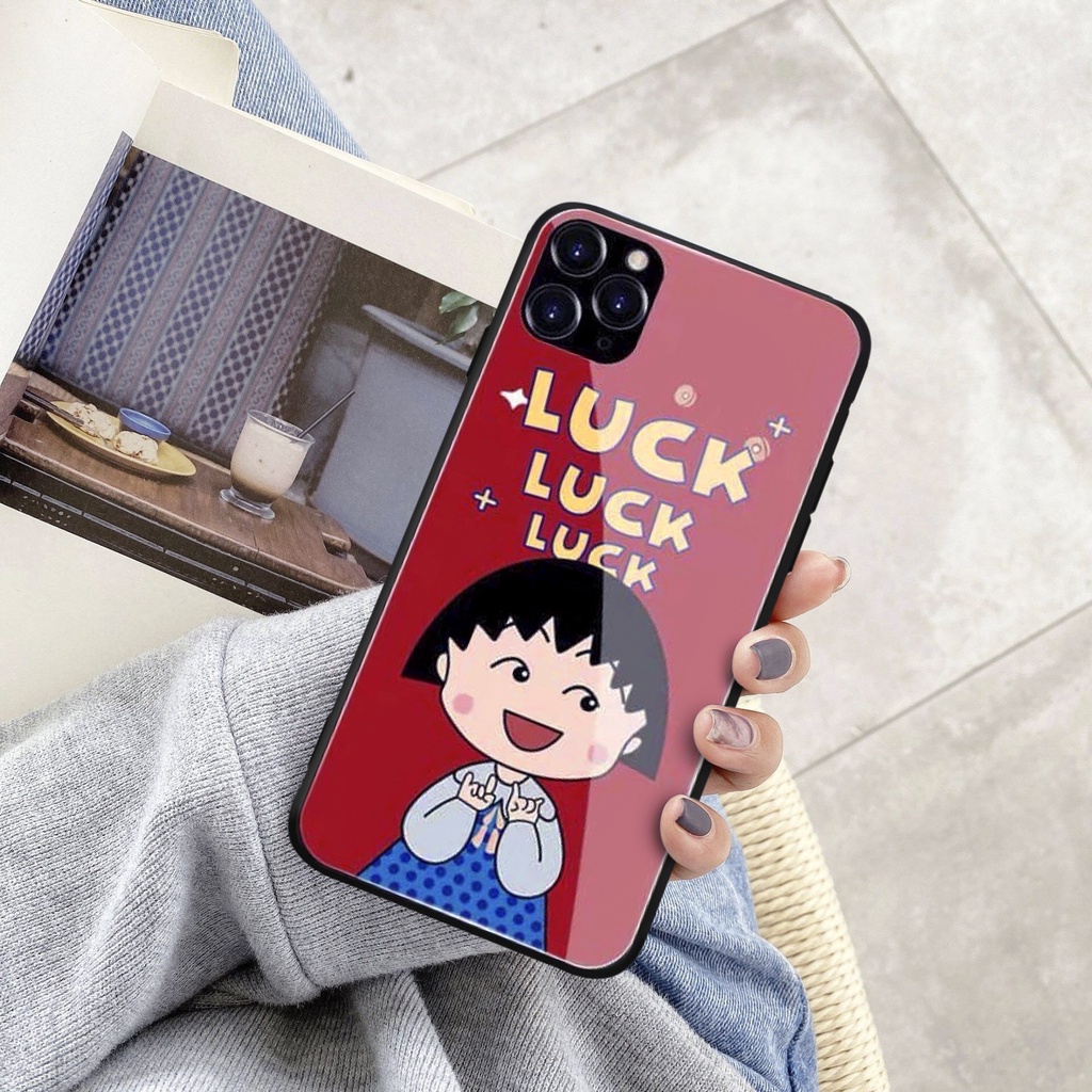 Ốp lưng iphone kính cặp đôi bé Luck và Rich case 14plus 14 pro max 13 12 promax 11 mini 6 6s 7 8 plus x xr xs Se