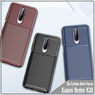 Ốp lưng Xiaomi Redmi K30 chống sốc Carbon Auto Focus