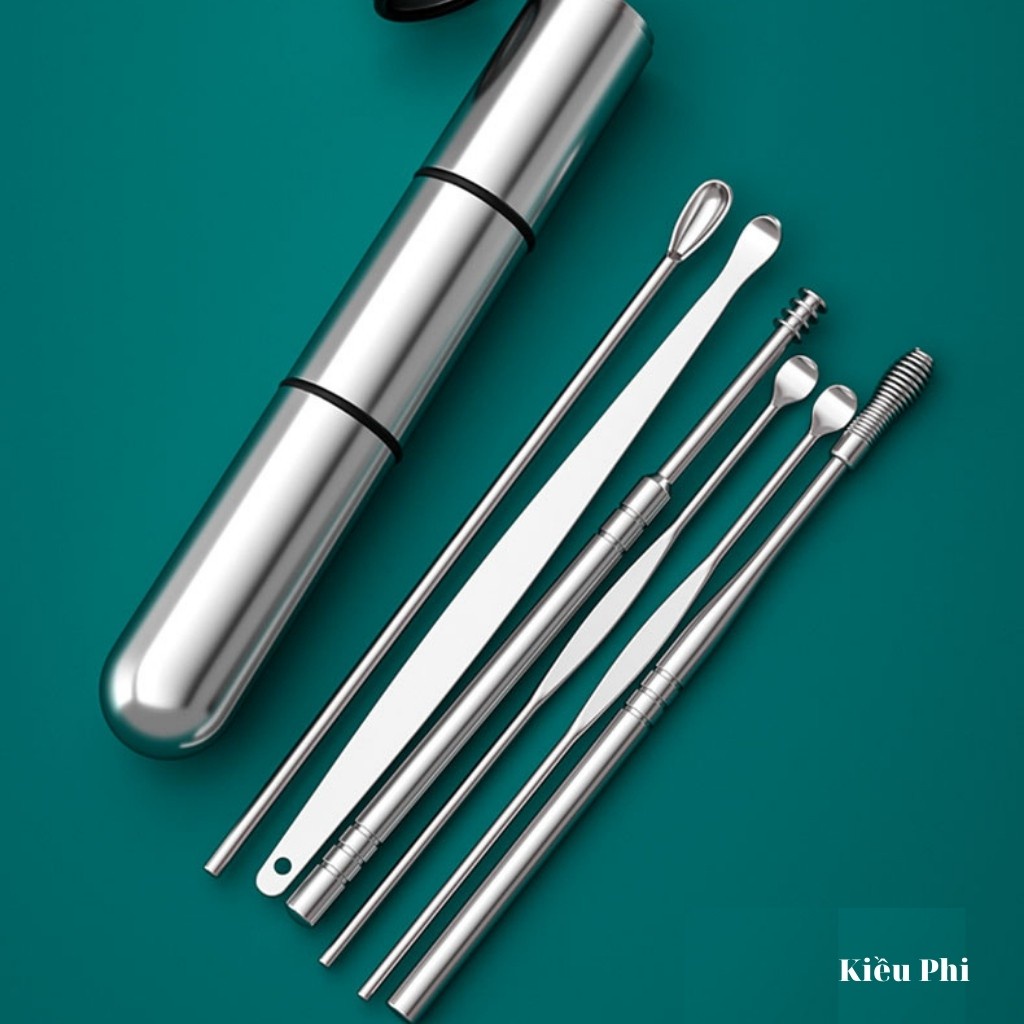 Bộ 6 Cây Lấy Ráy Tai Inox Cao Cấp Thông Minh