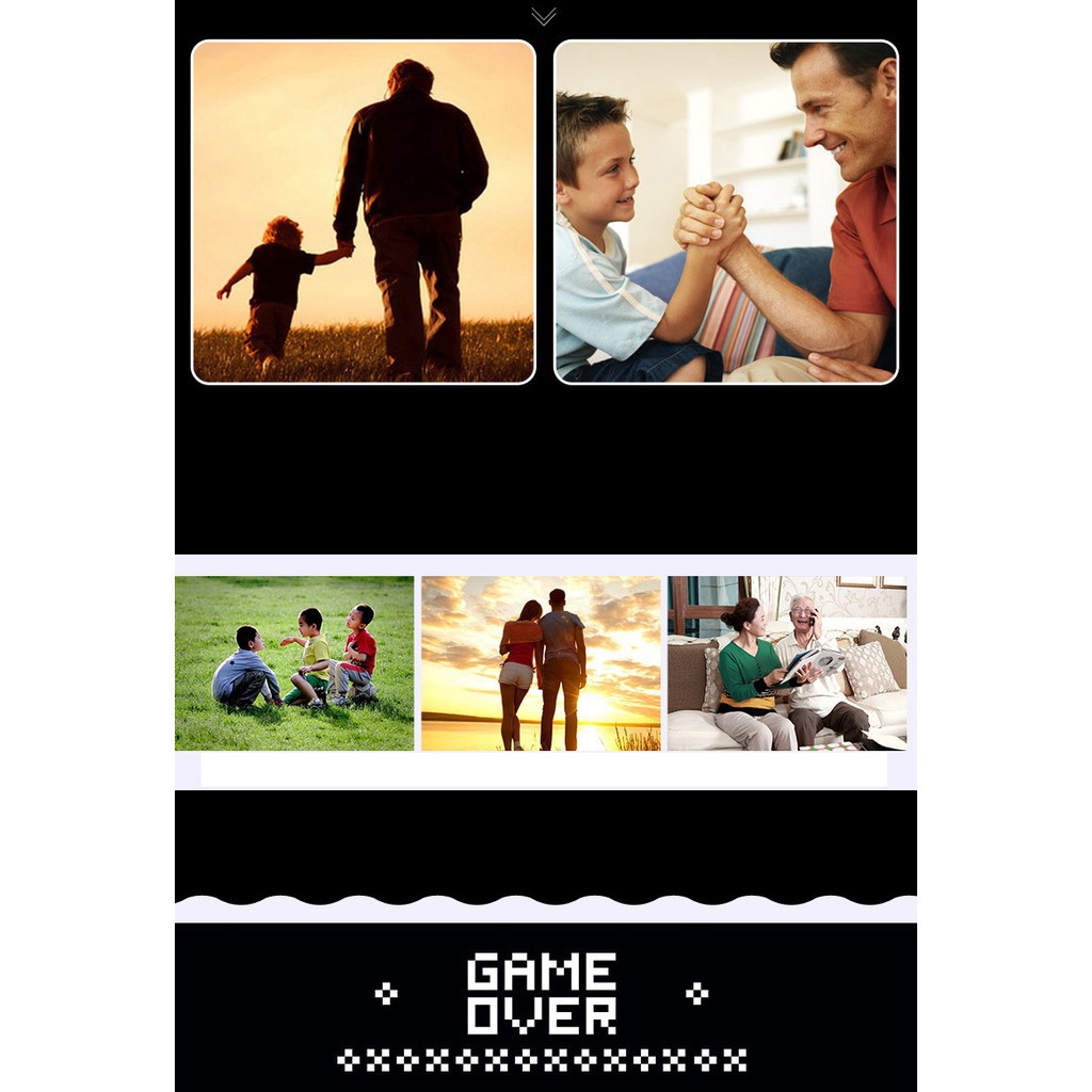 [FREE SHIP =&gt; 50K ] Máy chơi game 4 nút FamilyComputer Kèm băng game 500 trò