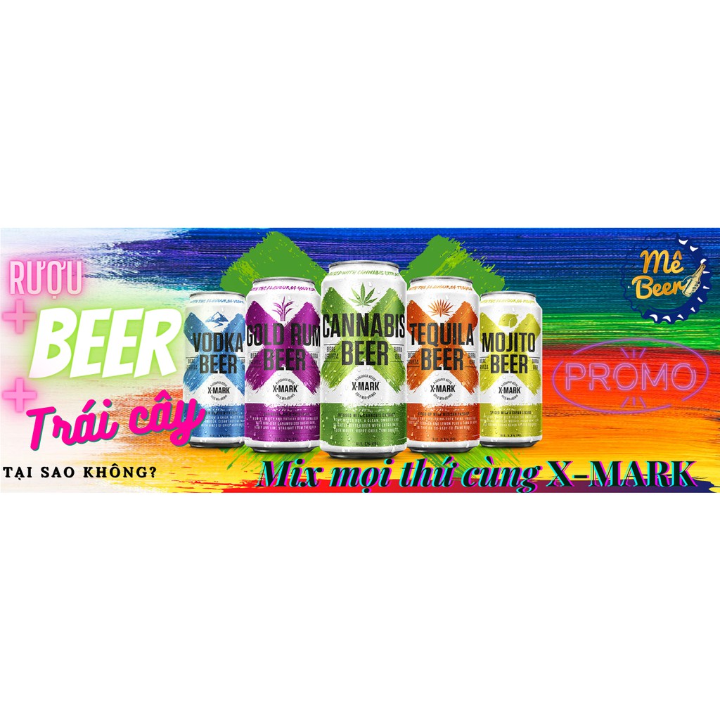 Bia X-Mark Can na bis 5,9% – Lon 500ml – Thùng 12 lon