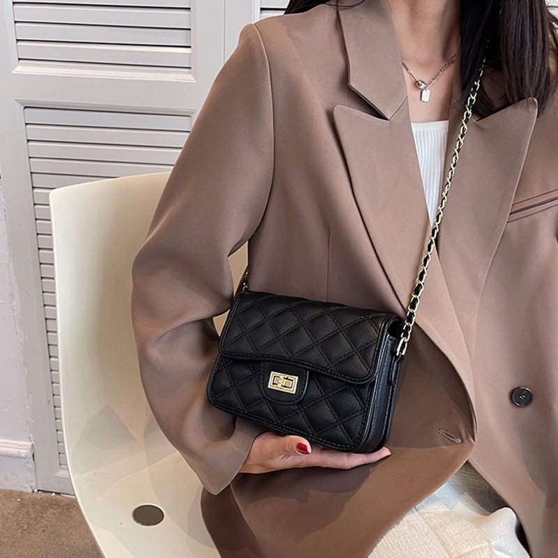 Túi Đeo Chéo Hình Vuông Cỡ Nhỏ Đính Hạt Thời Trang Cho Nữ