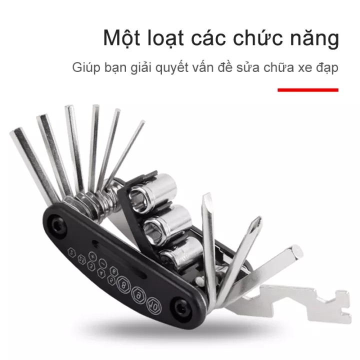 Bộ dụng cụ sửa xe đạp đa năng 16 in 1