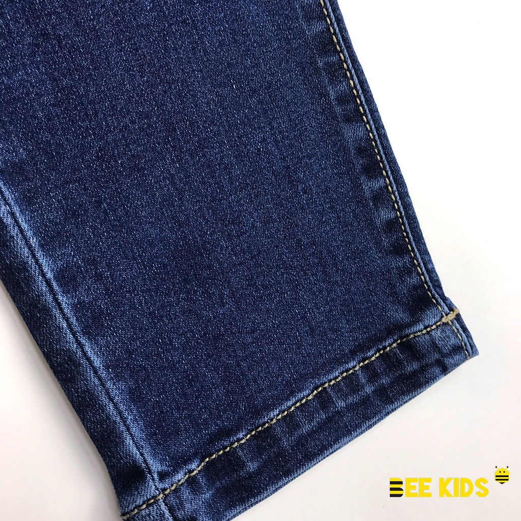 Quần Dài Bé Trai Bee Kids Chất Liệu Jean Không Bai Không Xù, Có 2 Túi Chéo Và Cạp Chun Mềm Mại 8QJ01746DO