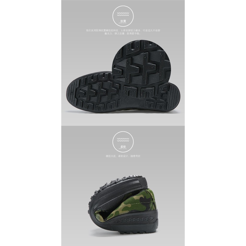 [Mã FAMAYMA2 giảm 10K đơn 50K] Giày LÍNH rằn ri, giày phượt leo núi đế chống trượt cổ thấp | BigBuy360 - bigbuy360.vn