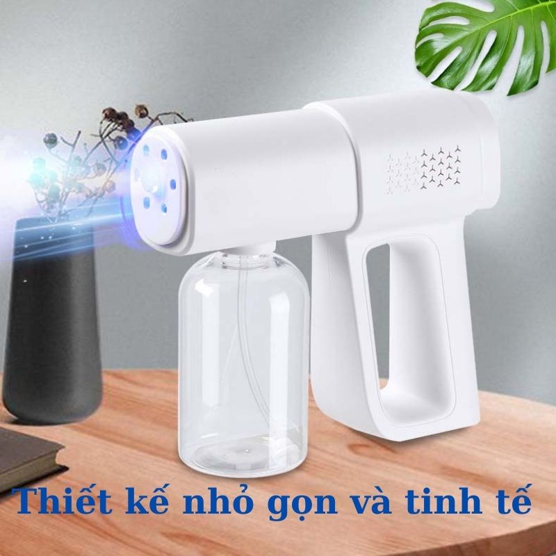 Máy Khử Khuẩn Nano Súng Khử Khuẩn K5 Chuẩn Chất Lượng Châu Âu Diệt Virut Ẩm Mốc Cho Gia Đình Nhà Hàng Ô Tô