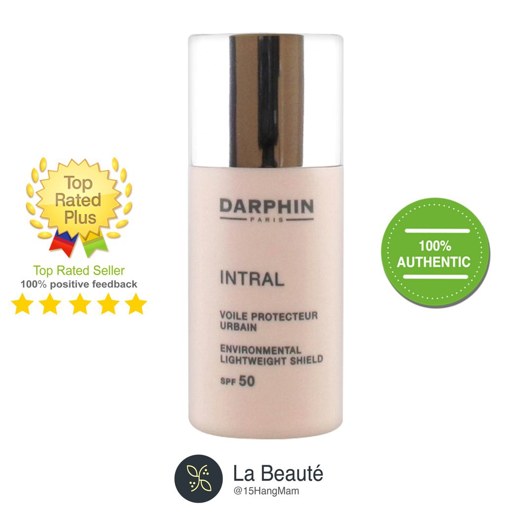 Kem Chống Nắng Vật Lý Cho Da Dễ Kích Ứng - Darphin Intral Peaux Sensibles Voile Protecteur Urbain 30ml