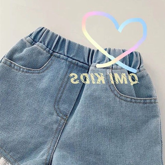 Quần jeans bò bé gái chân ren cực đẹp hàng TQXK 2-7T - Ảnh thật Misolkids by huong274