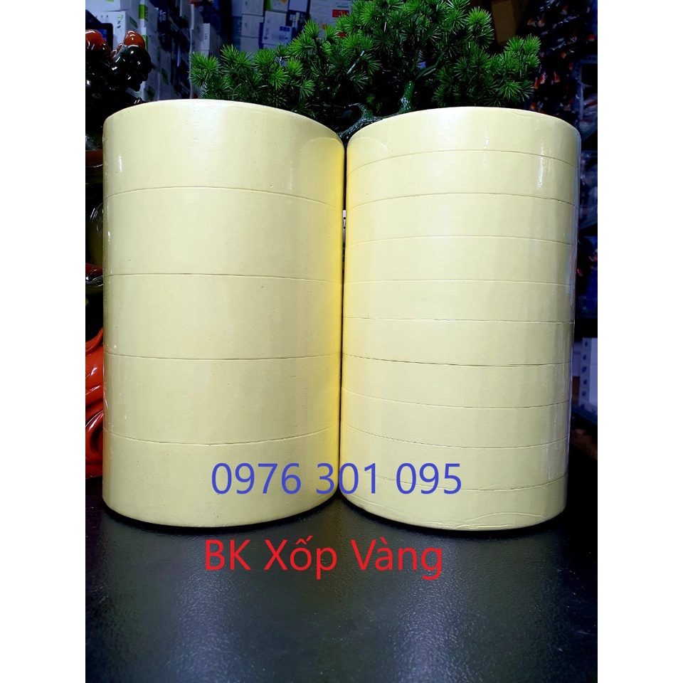 Băng Keo Xốp 2 Mặt - Vàng 2F5 / 5F