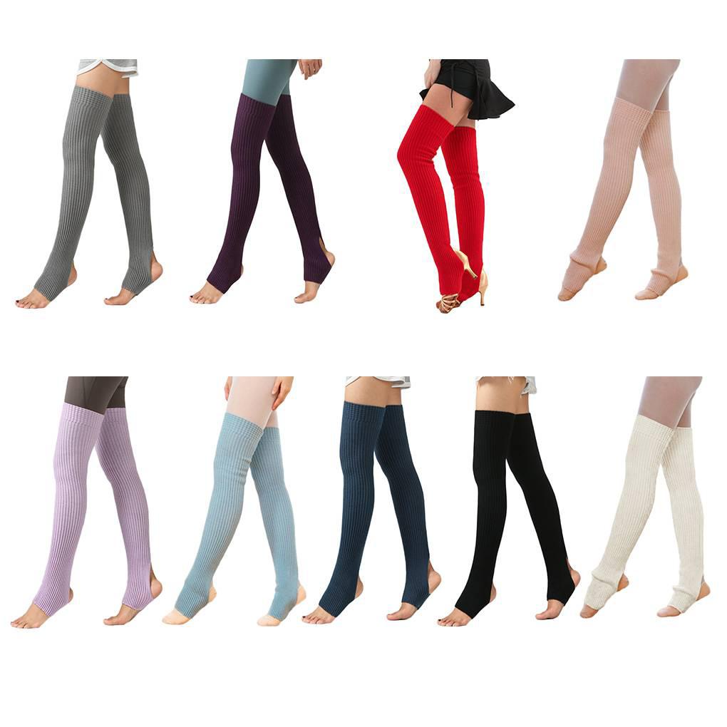 1 Đôi Tất Dài Giữ Ấm Chân Chất Liệu Dày Dặn Thoáng Khí Tiện Dụng Cho Nữ